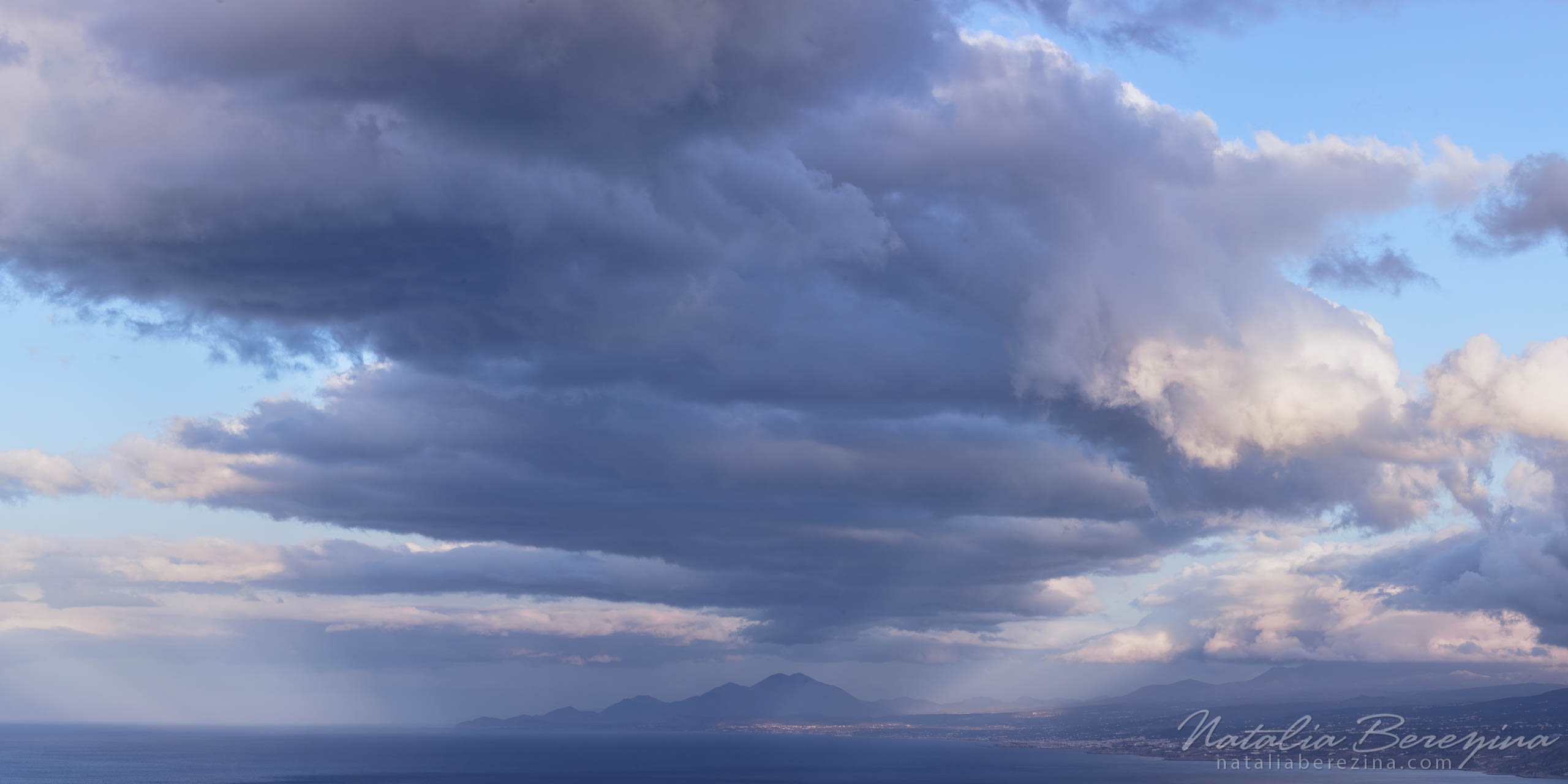 Greece, Crete, landscape, cloud, sunlight, skyline, 2x1 CR1-NB0B4A9040-P - Crete, Greece - Natalia Berezina Photography