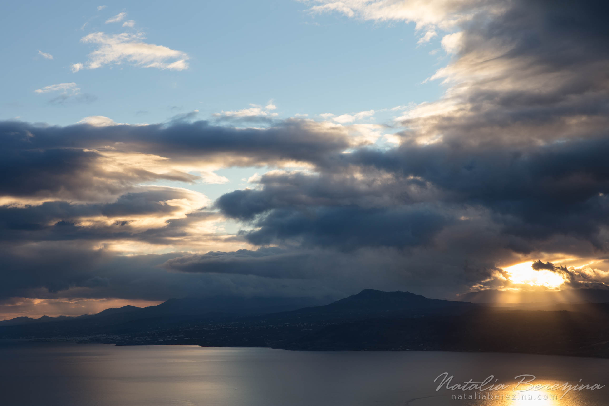 Greece, Crete, landscape, sea, sunrise, cloud, skyline, sunlight CR1-NB0B4A9054 - Crete, Greece - Natalia Berezina Photography