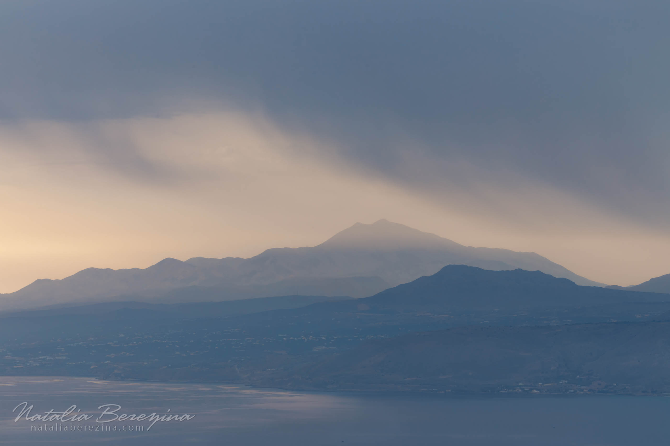 Greece, Crete, landscape, cloud, sunlight, rain, mountains CR1-NB7B6A8161 - Crete, Greece - Natalia Berezina Photography