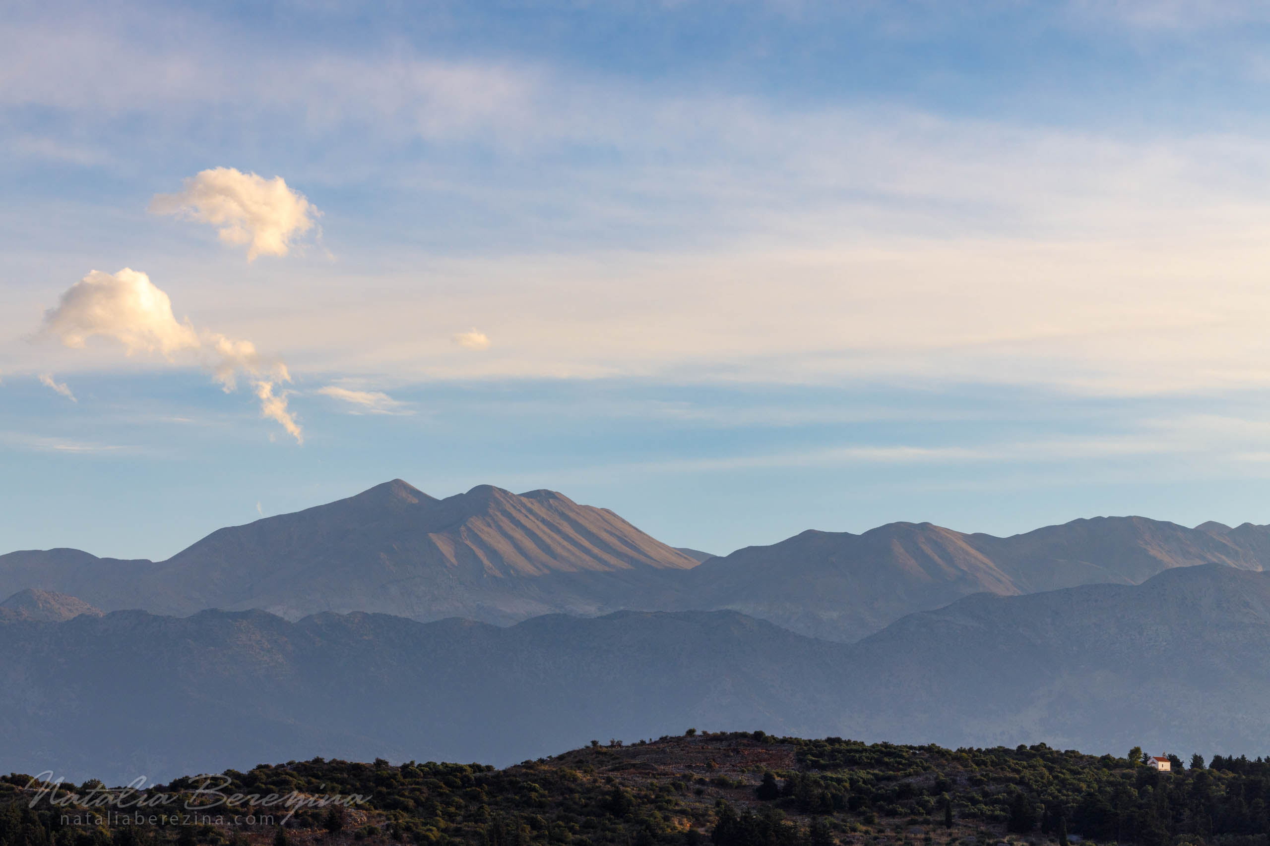 Greece, Crete, landscape, cloud, church, mountains CR1-NB7B6A8195 - Crete, Greece - Natalia Berezina Photography