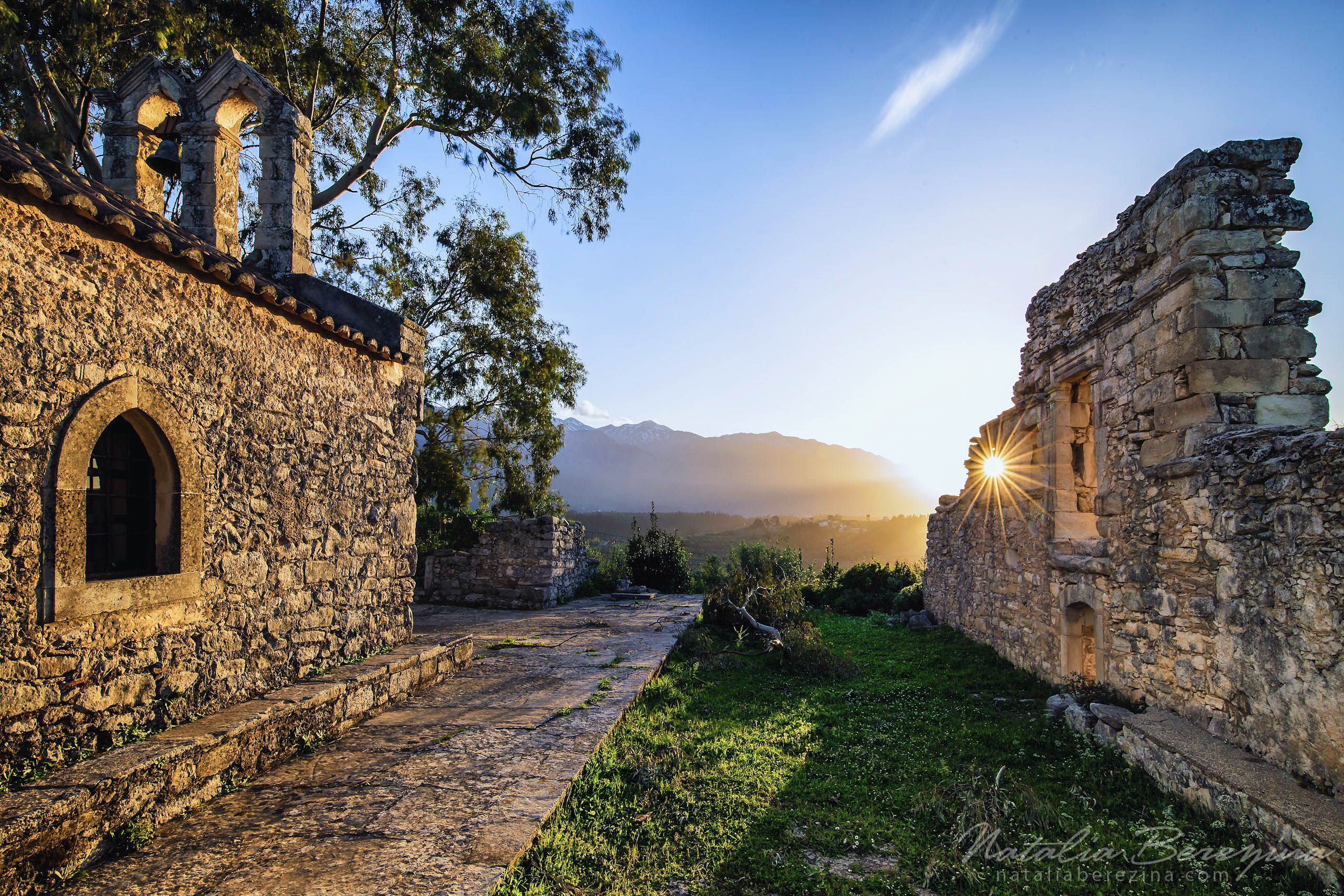 Greece, Crete, cityscape. sunlight, church, ruin CR1-NBDK1U52132 - Crete, Greece - Natalia Berezina Photography