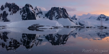 Antarctica,-sunset,-snow,-mountain,-winter,-sky,-reflection,-orange,-2x1