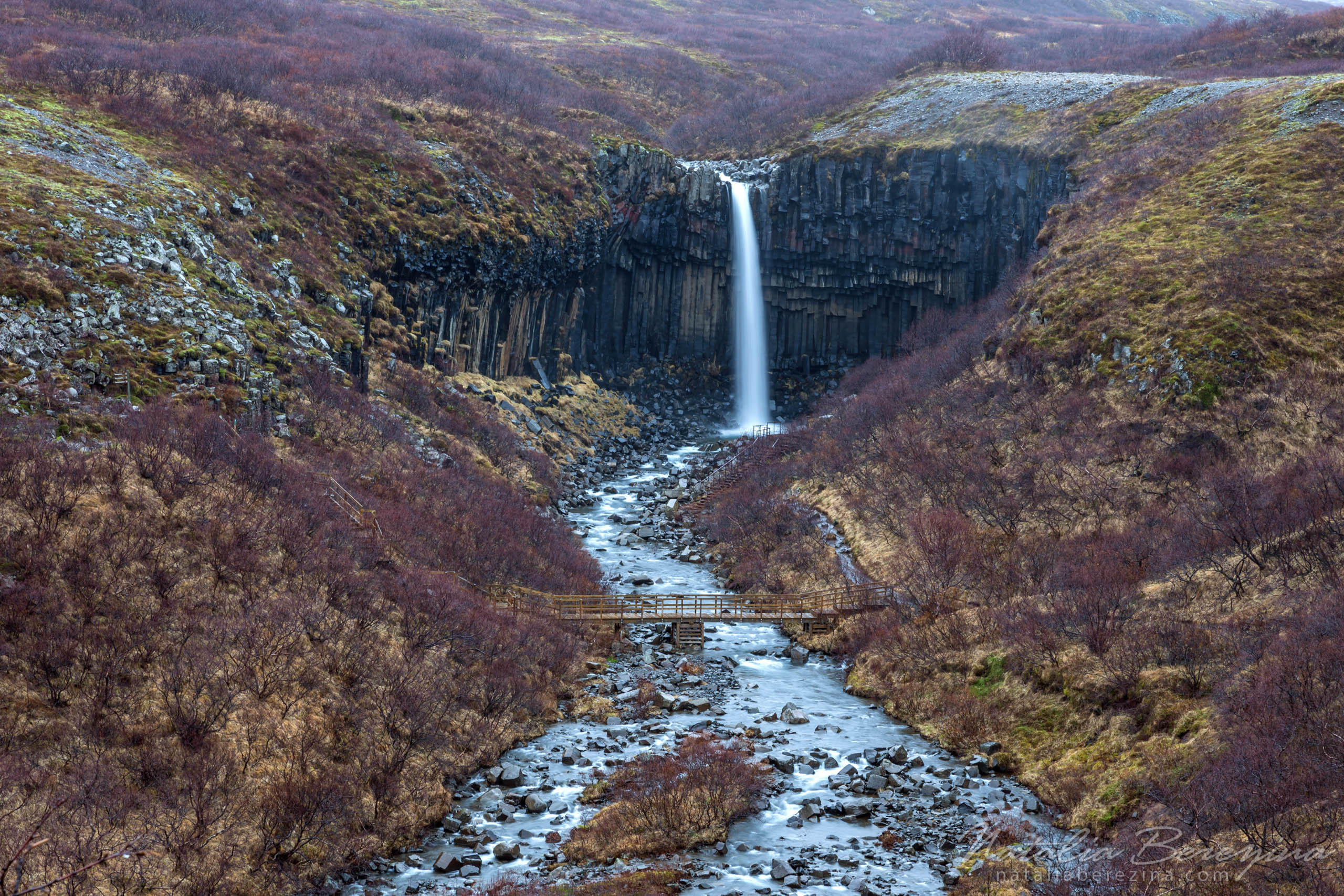 Iceland, landscape, waterfall, mountains IC1-NBDK1U1958 - Iceland - Natalia Berezina Photography