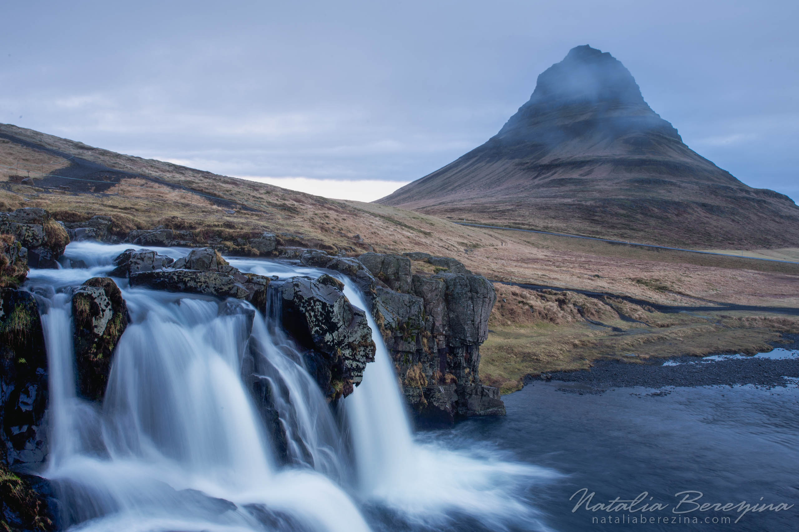 Iceland, landscape, waterfall, mountains IC1-NBDK1U2092 - Iceland - Natalia Berezina Photography