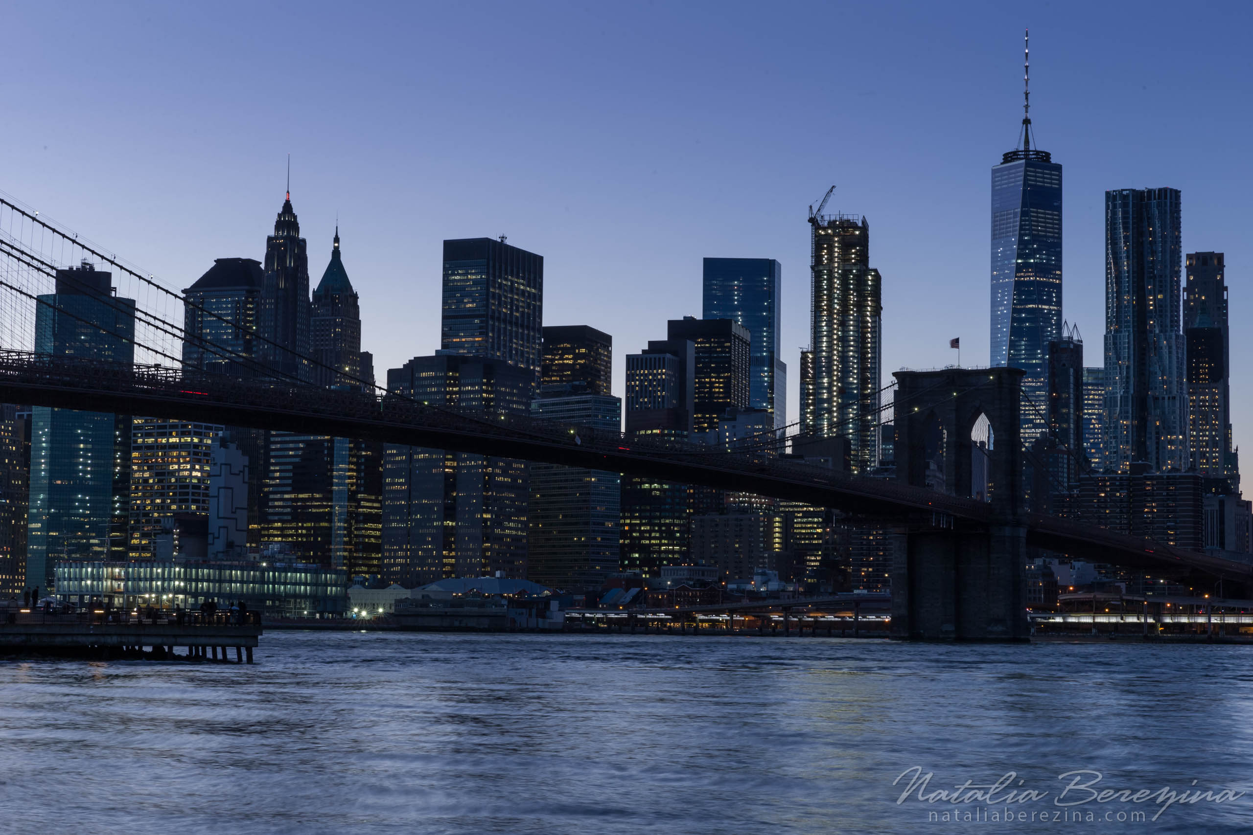 cityscape, bridge, night time NY1-NBDK1U0862 - New York, USA - Natalia Berezina Photography