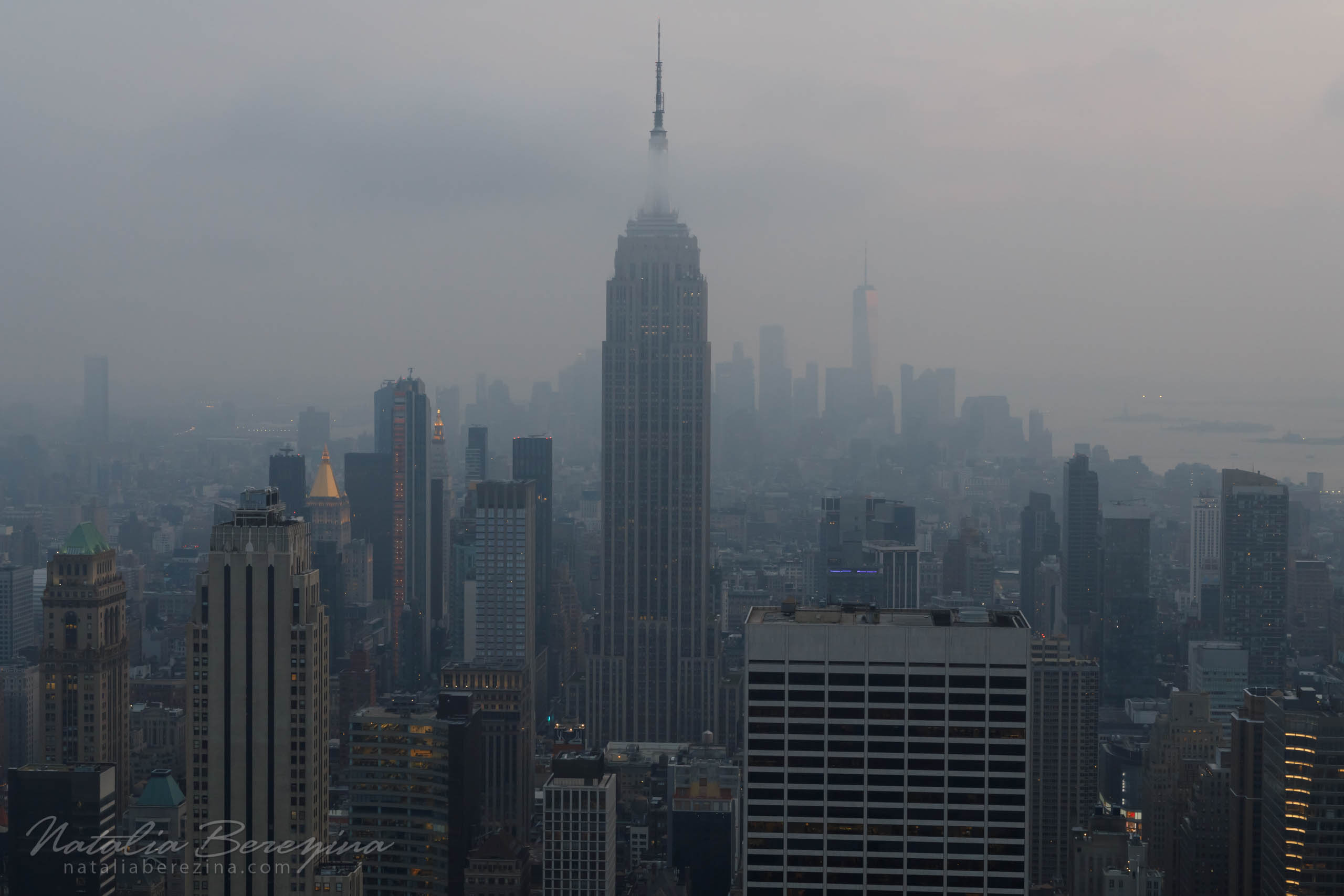 cityscape, fog NYC-NB7B6A6563 - New York, USA - Natalia Berezina Photography