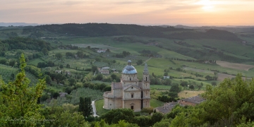 Tuscany,-Italy,-cityscape,-church,-sunset,-2x1